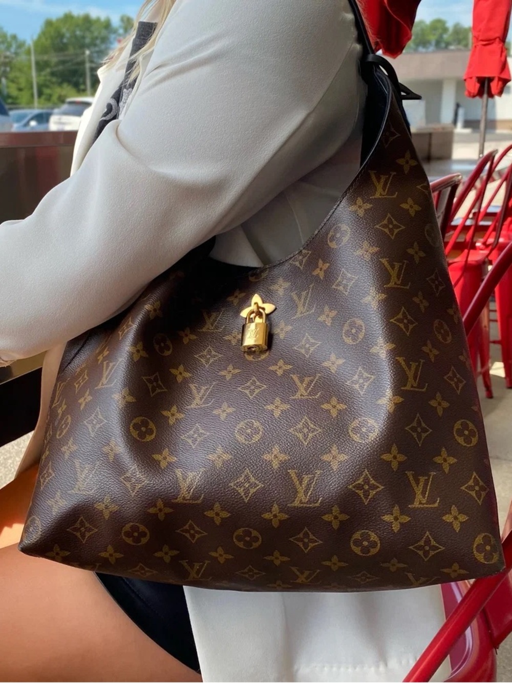 Louis Vuitton Monogram flower Shoulder Hobo bag